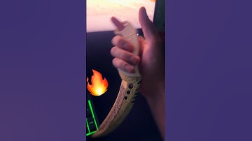 My Talon knife  in CS2 vs My Real Talon #shorts #cs2 #counterstrike2
