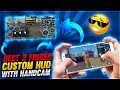 Best 2 Finger Claw Auto Headshot Custom Hud Settings With Handcam -Garena free fire