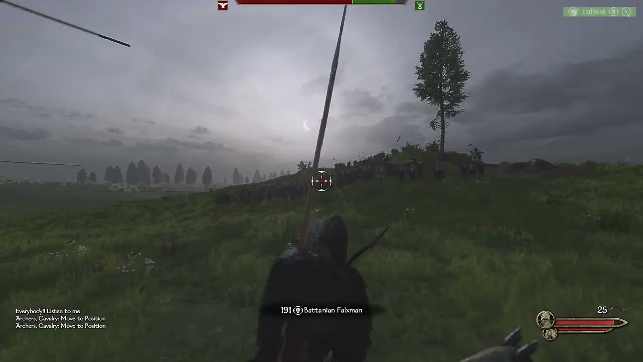 【Mount & Blade II】120 Archers vs 259 Army — Can They Win?