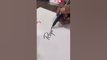 RUPESH #rupesh #trending #viral #artistahsan #calligraphy #shorts #handlettering