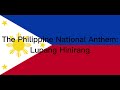 Lupang hinirang the philippine national anthem with lyrics