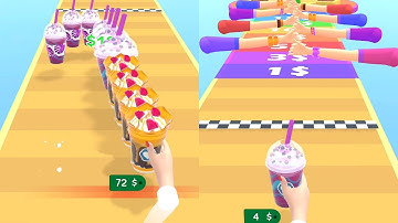 Coffee Stack - All Levels Gameplay Walkthrough Android, ios (Levels 3-5)