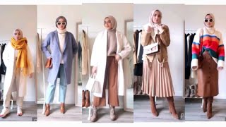 Winter Casual Hijab Lookbook 2020تنسيق ملابس محجبات كاجوال للشتاء