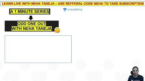 Odd one out with Neha Taneja | CSIR-NET 2021#shorts#unacademylivecsir