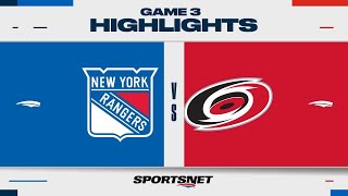 Nhl Game 3 Highlights Rangers Vs Hurricanes - May 9 2024