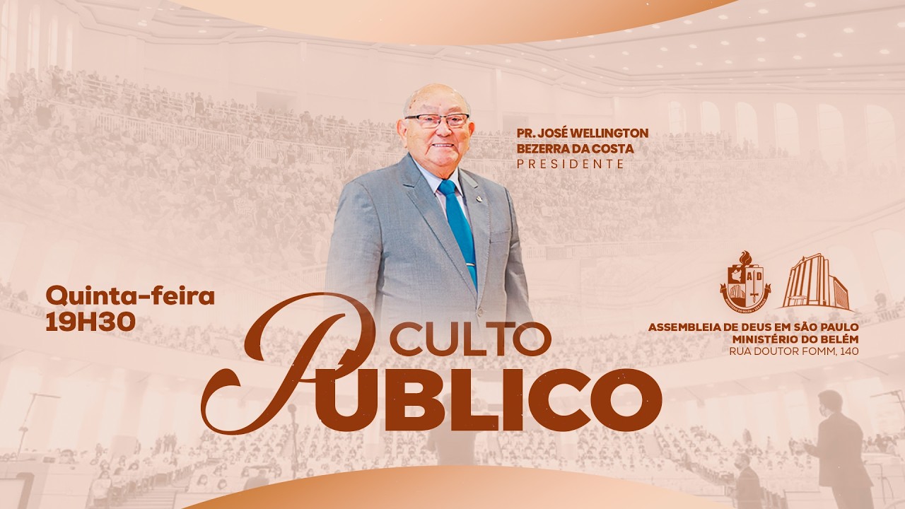 CULTO PÚBLICO | 20/08/2026 | TV AD BELÉM