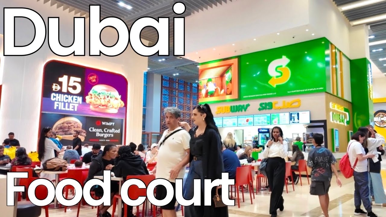 Dubai Mall Food Court Prices |4K| Food Court in Dubai Mall Walking tour 🇦🇪 2026