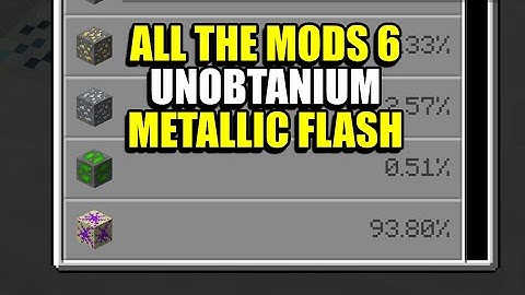 Ep223 Unobtanium Metallic Flash - Minecraft All The Mods 6 Modpack