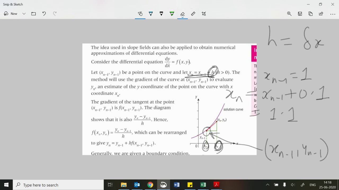 Ex11N: IB HL AI Maths, Oxford; Euler's numerical method for solving ...