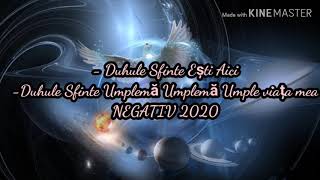 Video thumbnail of "Negativ - Duhule Sfinte esti aici - Duhule Sfinte umplema umplema umple viata mea- 2020 -"