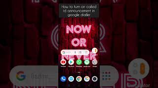 How to turn on caller id announcement in google dialer in 2021 #shorts #google #googledialer screenshot 3