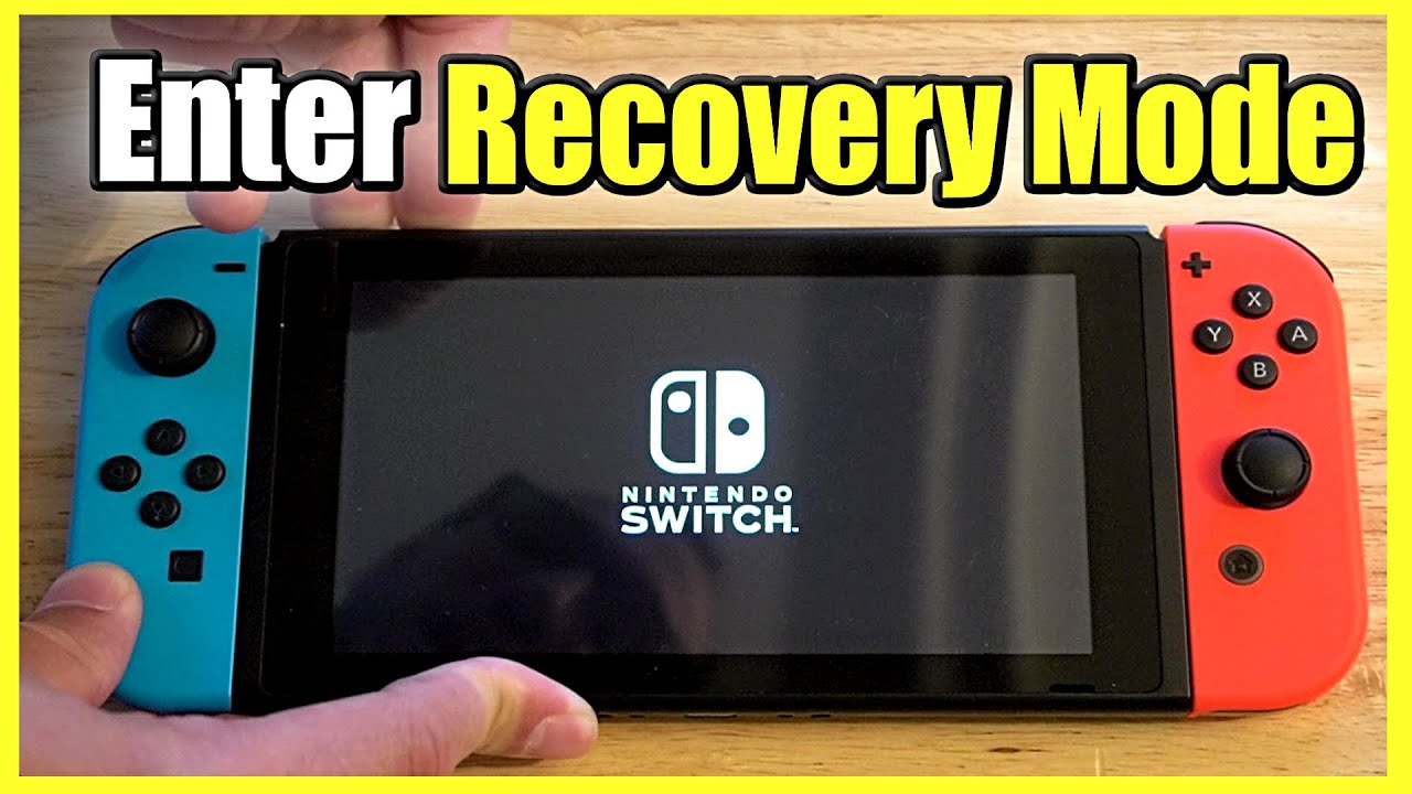 How To Enter Recovery Mode On Nintendo Switch (Maintenance Mode)