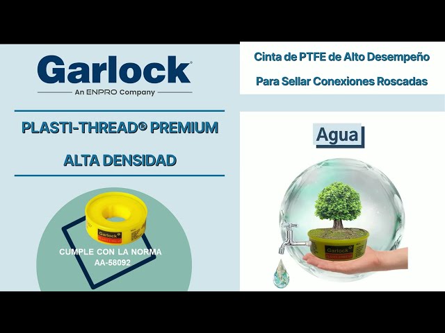 Prueba de burbuja: Cinta de PTFE premium de alta densidad PLASTI-THREAD® vs. cinta convencional