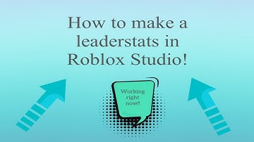 How to make a LEADERSTATS in Roblox studio! "Easy Tutorial"