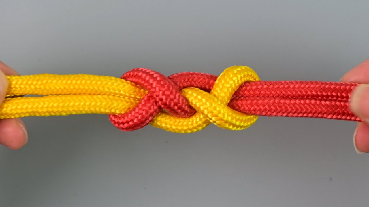 The best way to connect two ropes - YouTube
