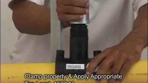 5.ELECTROFUSION of  Saddle fitting -- Tapping Tee  with Top Loading Clamp