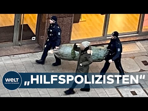 FREUND UND HELFER: Düsseldorfer Polizisten begeistern das Netz mit dieser Tat