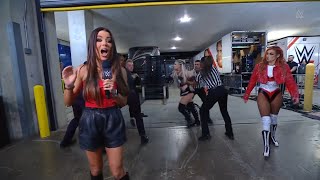 Backstage Chaos Before Women Battle Royal Wwe Raw Apr 22 2024