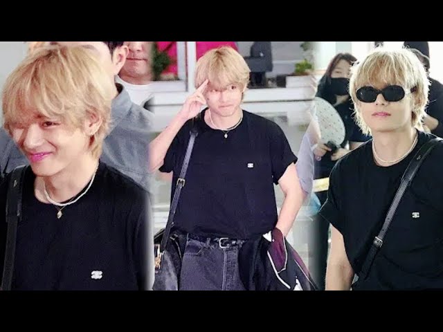 BTS Jimin slays airport look in Willy Chavarria tee, Tiffany jewellery,  Dior bag