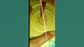 Satisfying Spiro Art ✍️ #art #spirograph #short #shorts #shortsfeed #ytshort