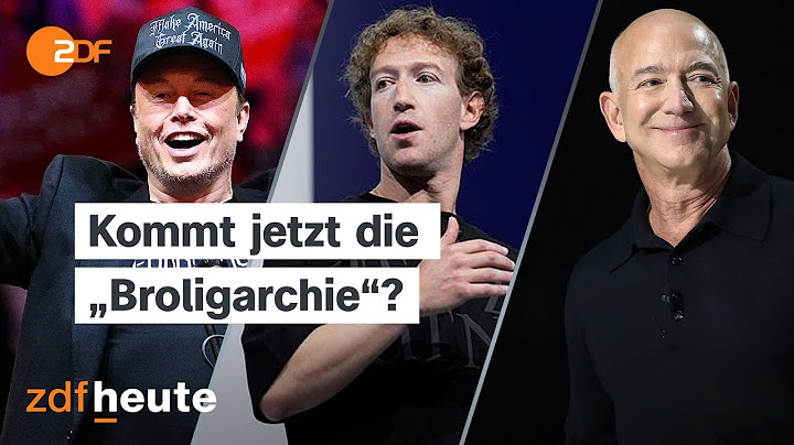 Wie Trump Tech-Milliardäre auf Linie bringt - Zuckerberg schafft Meta Faktencheck ab | ZDFheute live