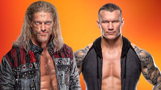 Rated-R Superstar Edge Vs Randy Orton - Tournament Match For The World HeavyWeignt Championship