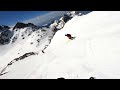 Grande lance de domne et grand colon en ski de rando