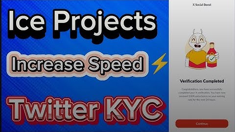 Ice Projects Twitter ( X ) KYC ( Verification) New Method | Khabib Promoting Ice Networks