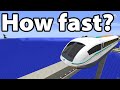 Minecraft Speed Test | Minecraft Maglev Train