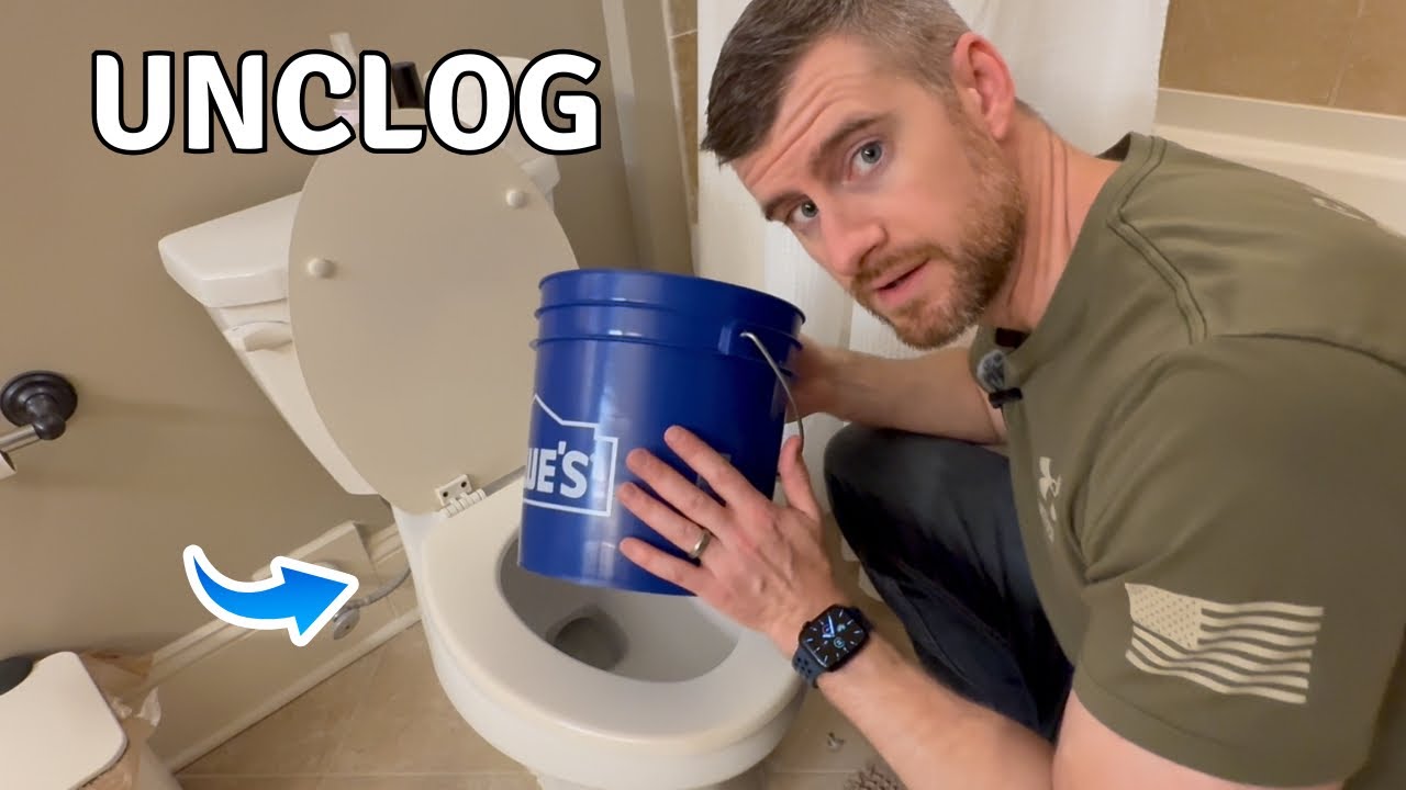 How to UNCLOG a Stubborn Clogged Toilet - YouTube