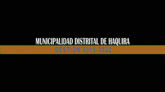 HAQUIRA "JURAMENTACION Y TOMA DE MANDO DEL ALCALDE" GESTION 2019 - 2022