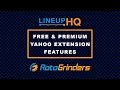 RotoGrinders - Yahoo Tools chrome extension