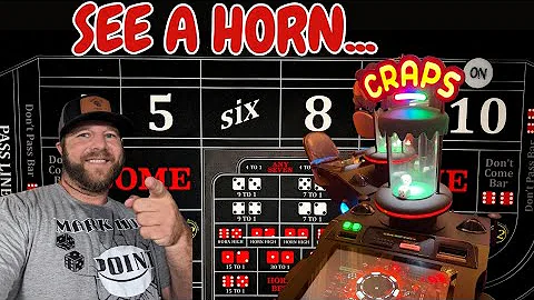 $3 Bubble Craps Live: See a Horn Bet a Horn!