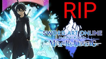 RIP SAO Memory Defrag - Last Moments Before Shutdown + My Account