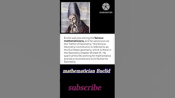 mathematician Euclid ## short