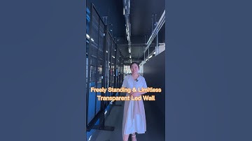 Freely Standing&Limitless Transparent Led Wall #ledscreen #ledwall #transparentledscreen #leddisplay
