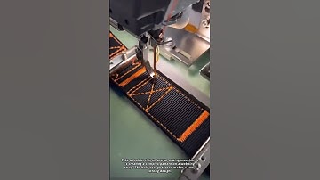 High Speed Automated Sewing Machine in Action