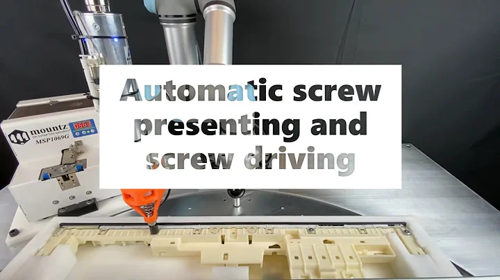 UR3e Universal Robot Utilized in Collaborative Screw Driving Application