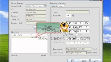 Installation forEasyN F series IP camera