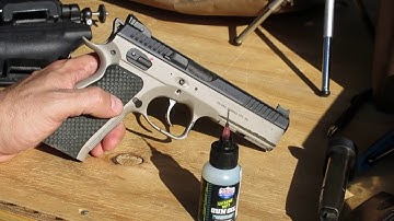How to Oil a CZ pistol (so you never have to clean it)