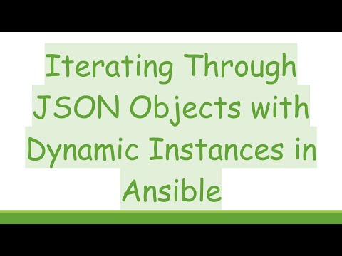 Iterating Through JSON
