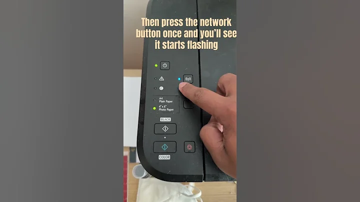 Connecting Canon MG3650S to WiFi #canonprinter #wirelessconnection