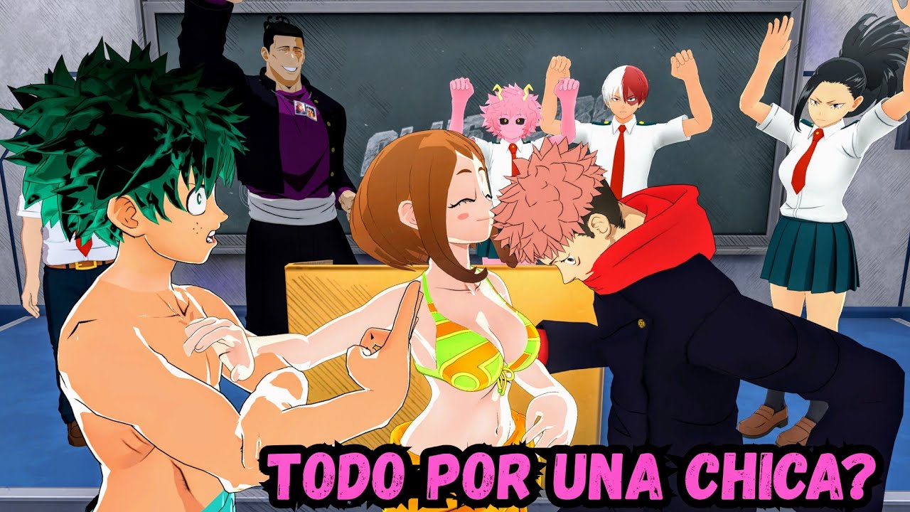 ITADORI VS MIDORIYA, PELEA A LA SALIDA!