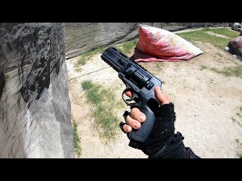 Tr50 Paintball Revolver Review Youtube