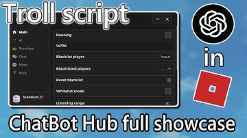 ChatBot Hub | AI Troll Script FULL SHOWCASE