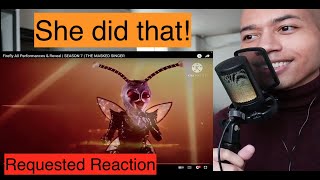 Firefly All Performances \& Reveal | SEASON 7 | THE MASKED SINGERA | reaction | SEKSHI V