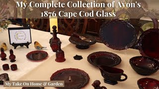 My Vintage Collection of 1876 Avon Ruby Red Cape Cod Sandwich Glass!!