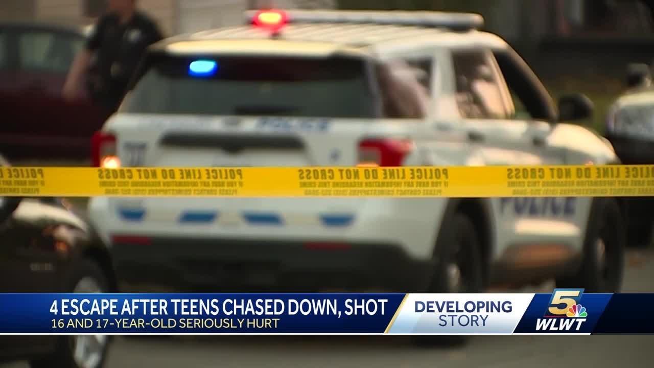 2 teens hospitalized after being chased down, shot in Kennedy Heights ...