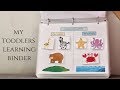 Toddler Learning Binder | Fun & Educational Activities