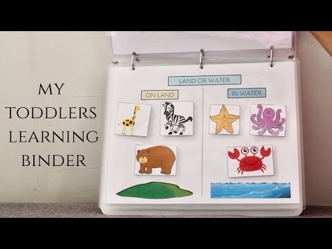 Toddler Learning Binder | Fun & Educational Activities